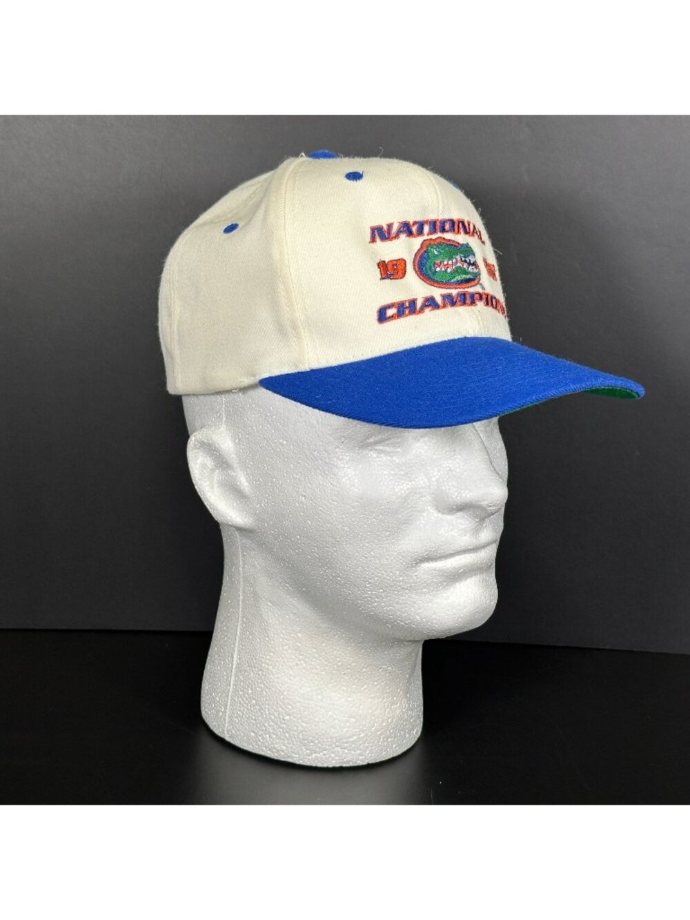 Vintage 1996 U of Florida Gators National Champs Snapback Hat UF Adjustable Cap